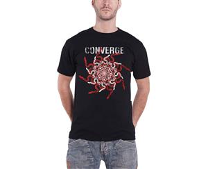 Converge T Shirt Snakes Band Logo Official Mens - Black