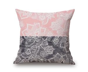 Flowers on Cotton&linen Pillow Cover 80687