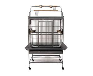 Flyline Grey Palace Play Top Bird Cage Parrot Aviary Large