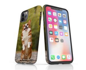 For iPhone 11 Pro Max Case Protective Back Cover Standing Corgi