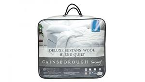 Gainsborough Luxury Deluxe Sustans Wool King Quilt