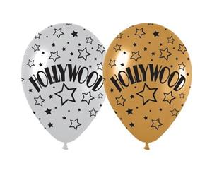 Hollywood Gold & Silver Latex Balloon