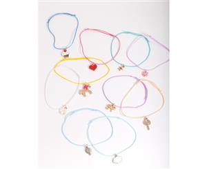 Lovisa Kids Multi Coloured Charm Bracelet Pack