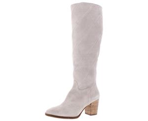 Lucky Brand Womens Prouska Suede Stitched Knee-High Boots