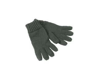 Myrtle Beach Adults Unisex Basic Melange Gloves (Racing Green) - FU294