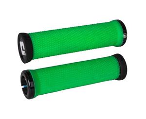 ODI MTB Elite Motion Lock On Grip V2.1 130MM Retro Green - Green