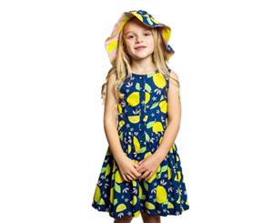 Oobi Girls' Frankie Dress Lemonade