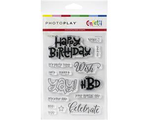 Photoplay Photopolymer Stamp-Confetti