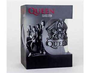 Queen - Crest (Bravado) Stein Glass