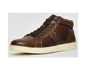 Red Tape Lawton Leather Mens Lace Up Casual Formal Outdoors Shoes - Brown