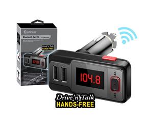 Sansai Bluetooth Mobile Hands-Free Car Kit FM Transmitter w/ SD AUX USB Charger