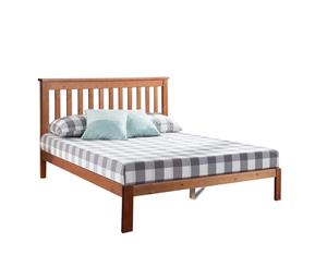 Solid Wood Platform Bed Frame with Headboard