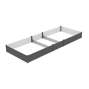 The Organic Garden Co 5.0 x 2.0 x 0.41m Raised Garden Bed - Woodland Grey