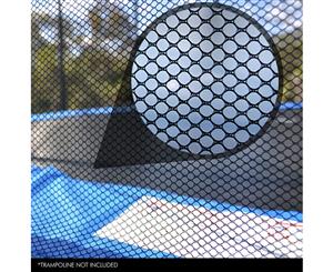 UP-SHOT 14ft Replacement Outdoor Trampoline Round Safety Net Enclosure 12 Pole
