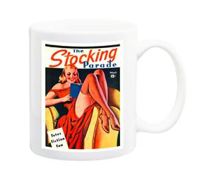 Vintage Stocking Parade Magazine Cover Mug - 11 Fluid Oz