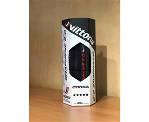 Vittoria Corsa Graphene 2.0 Folding Clincher Tyre - Black Wall