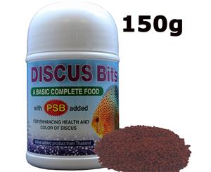 White Crane Discus Bits Granules Aquarium Fish Food with Color Enhancers 150g Fish Food Fish Tank