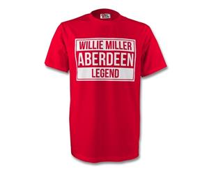 Willie Miller Aberdeen Legend Tee (red)