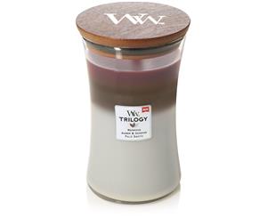 Woodwick Christmas Limited Edition Large Trilogy Candle - Forest Retreat