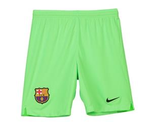 2018-2019 Barcelona Away Nike Goalkeeper Shorts (Green) - Kids