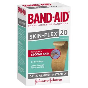 Band-Aid Skin-Flex Regular Strips 20 Pack