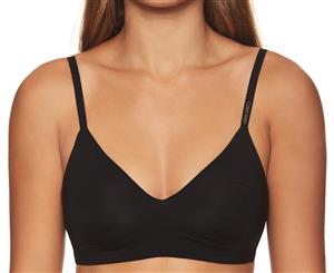 Calvin Klein Women's Form Fitting Unlined Triangle Bra - Black