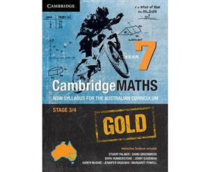 CambridgeMATHS GOLD NSW Syllabus for the Australian Curriculum Year 7  Print Textbook + Interactive Textbook + PDF Textbook + HOTmaths