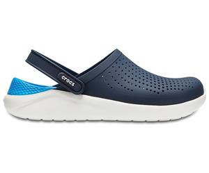 Crocs Mens LiteRide Clog - Navy/White