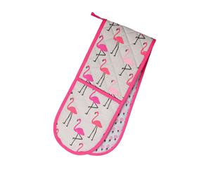 Dexam Double Oven Glove Flamingo Pink