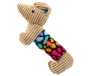 Dog Toy Carnival Dog With Ear Furkidz 34cm Puppy Play Plush Chew Training