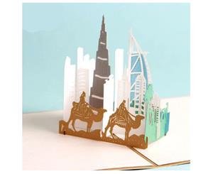 Dubai Pop Up Greeting Card