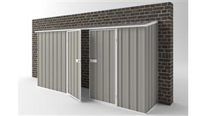 EasyShed D3808 Off The Wall Garage Shed - Birch