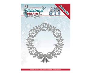 Find It Trading - Yvonne Creations Christmas Dreams Die Poinsettia Wreath