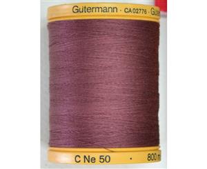 Gutermann Natural Cotton Thread 800m (876yds) #2724 Grape