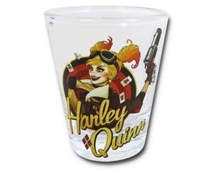 Harley Quinn Bombshell Mini Glass