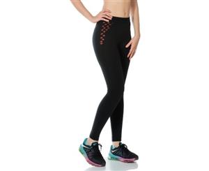 Jerf- Womens-Split Black - Seamless Leggings