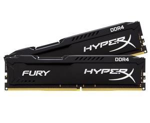 Kingston HyperX Fury Black 8GB(4GBx2) 2400MHz DDR4 Desktop RAM