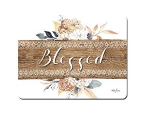 Kitchen Cork Backed Placemats AND Coasters BARN OWL BLESSED Set 6 New