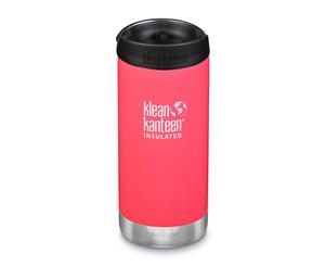 Klean Kanteen TKWide Insulated Drinking Bottle Cafe Cap 12oz - Melon Punch