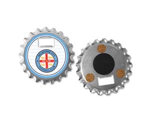 Melbourne City A-League 3 in 1 Bottle Opener Coaster And Fridge Magnet