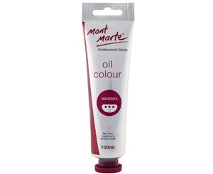 Mont Marte Oil Paint 100ml Tube - Magenta