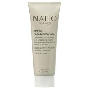 Natio Mens Face Moisturiser SPF 30+ 100g