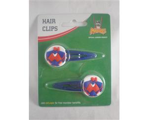 Newcastle Knights NRL Team Mascot Hair Clips