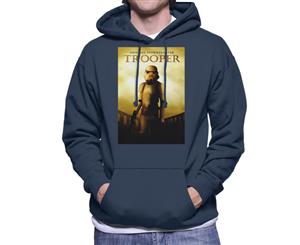 Original Stormtrooper Trooper Gladiator Parody Men's Hooded Sweatshirt - Navy Blue