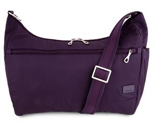Pacsafe Citysafe CS200 Anti-Theft Travel Handbag - Mulberry
