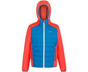 Regatta Boys & Girls Kielder IV Hybrid Warm Jacket - Petrol/FrCrl