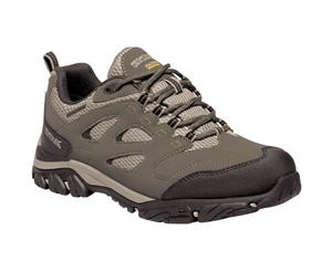 Regatta Womens/Ladies Holcombe IEP Low Waterproof Fabric Walking Shoes - Treetop/Peat