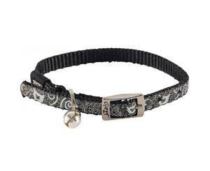 Rogz Sparklecat Pin Buckle Collar Black