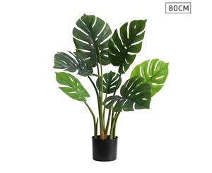 SOGA 80cm Artificial Indoor Potted Turtle Back Fake Decoration Tree Flower Pot Plant