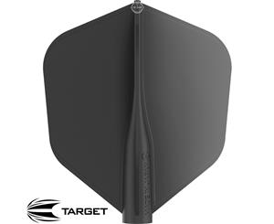 Target - 8 Flight - Standard Dart Flights - Black